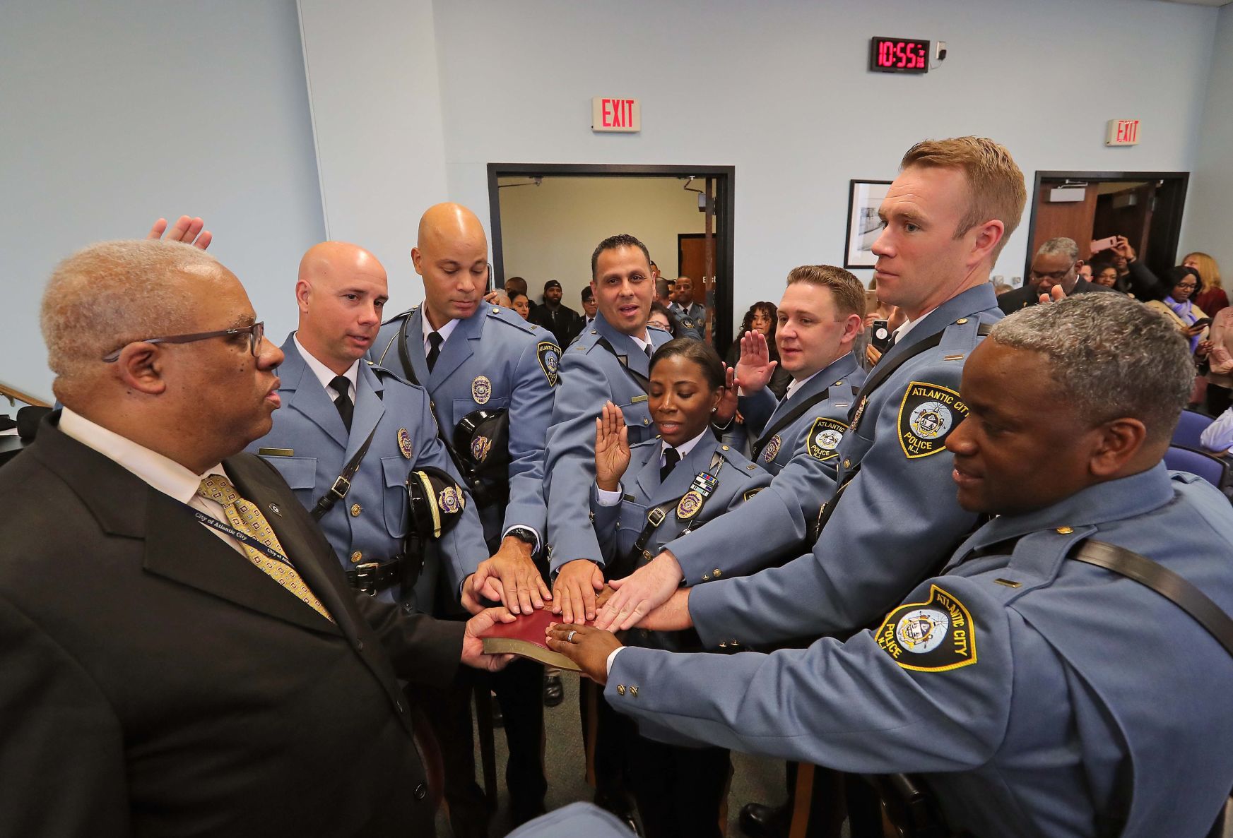 Atlantic City Police Promote Seven to Lieutenant and Elevate Five to Police Officer